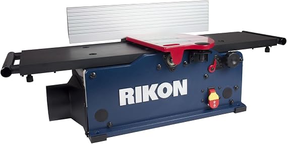 RIKON Power Tools 8" Benchtop Jointer with Helical Style carbide Cutter Head & SP Coated Aluminum Table....