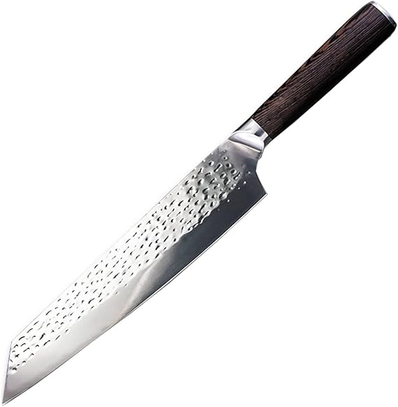 Meat Cleaver,Cleaver Knife, 9 Inch Japanese Chef,s Knife Forged Kitchen Knife Stainless Steel Slicing Knife Meat Fish Vegetable Salmon Lancet