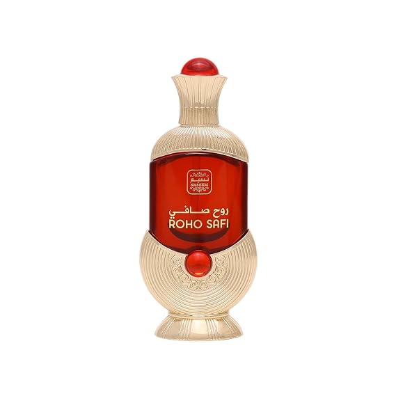 NASEEM Rohosafi Attar 18ml Alcohol-Free, Long-Lasting Floral & Fruity Fragrance with Strawberry, Jasmine, Rose, Cedarwood & Vanilla
