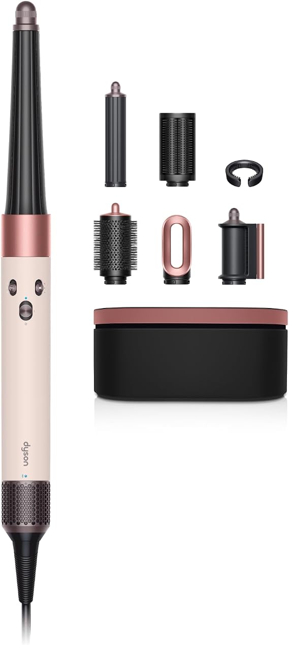 Dyson Airwrap i.d.™ çoklu şekillendirici ve kurutucu düz, seramik, pembe ve pembe altın renginde