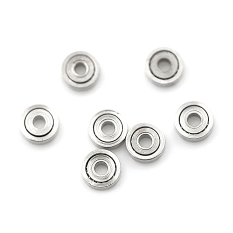 Deep groove ball bearing chromium steel bearing 10pcs 681ZZ Miniature Mini Ball Bearings Metal Open Micro Bearing 1x3x1mm