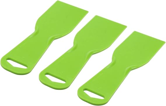 Utoolmart Putty Scraper 2" Plastic Flexible Putty Knives Spreader for Taping Drywall Wall Painting Green 3Pcs