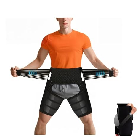 Thigh Compression Sleeve Hip & Groin Wrap Support Hamstring (Large)