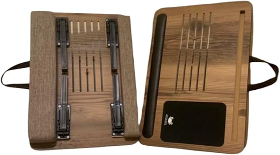Axolotl Supply Plus lidya Telefon Tablet Bölmeli Katlanır Ayaklı Minderli Laptop Sehpası Bilgisayar Çalışma Masası