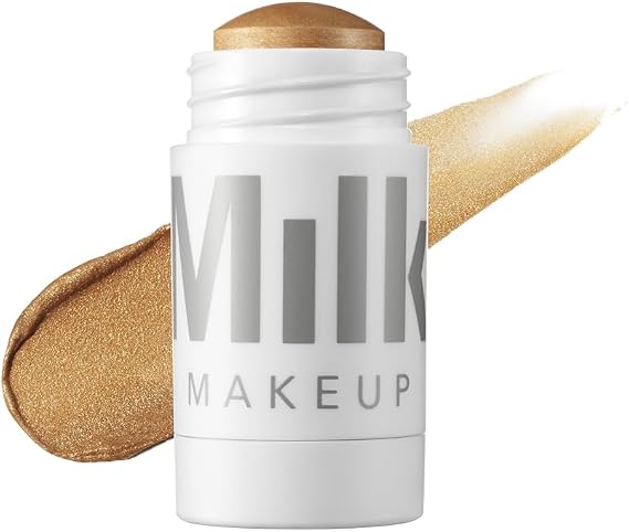 Milk Makeup Highlighter, Strobe (Gold) - 0.21 oz - Dewy Cream Highlighter Stick - Blendable & Buildable - 1,000 Swipes in Every Stick - All Skin Types - Vegan, Talc Free & Cruelty Free