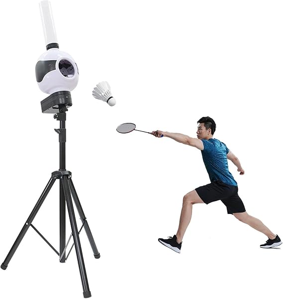 Automatic Badminton Shuttlecock Launcher, Badminton Serving Machine, Automatic Badminton Throwing Machine, Badminton Training Machine, Automatic Shuttlecock Launcher