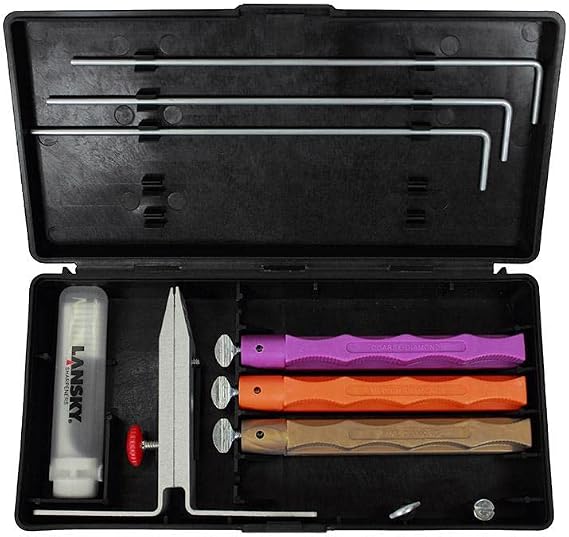 Lansky Diamond Standard Sharpening System with Coarse, Medium and Fine Hones