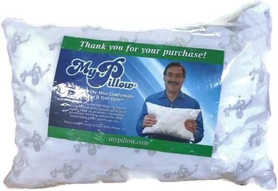 MyPillow GoAnywhere Travel Pillow,White,12 inches x18 inches
