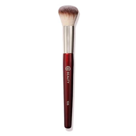 BK BEAUTY 106 Round Foundation Brush for Liquid & Cream Foundation