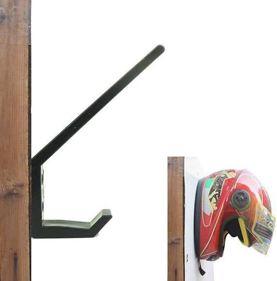 Motorcycle Helmet Holder, Jacket Hanger, Motorbike Wall Mount Display Rack Hoook,Wall Mounted Equestrian Helmet Rack,plastic,with mounting screws(Helmet Does not include)