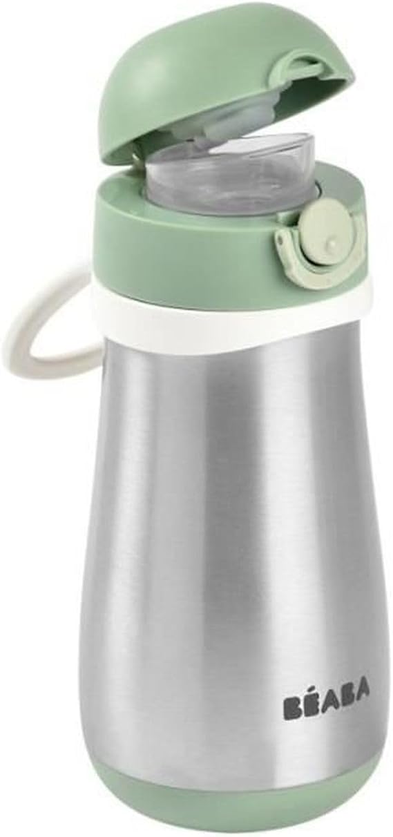 Stainless steel bottle 350 ml sage green