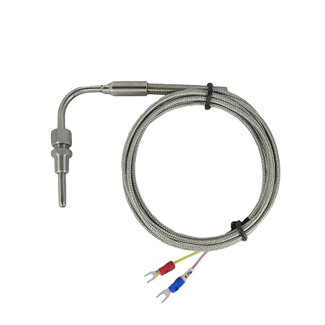 Exhaust Gas Temperature Measurement EGT Temperature Sensors K Type Thermocouple with 6.6 ft Cable