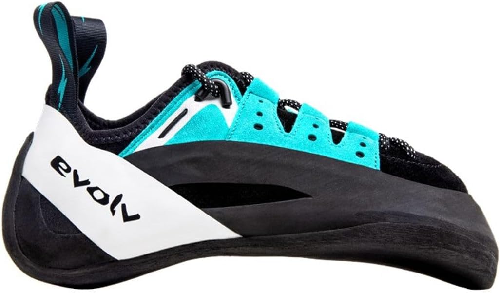 EVOLV Geshido Lace Climbing Shoes - Men's Black/Teal/White 12