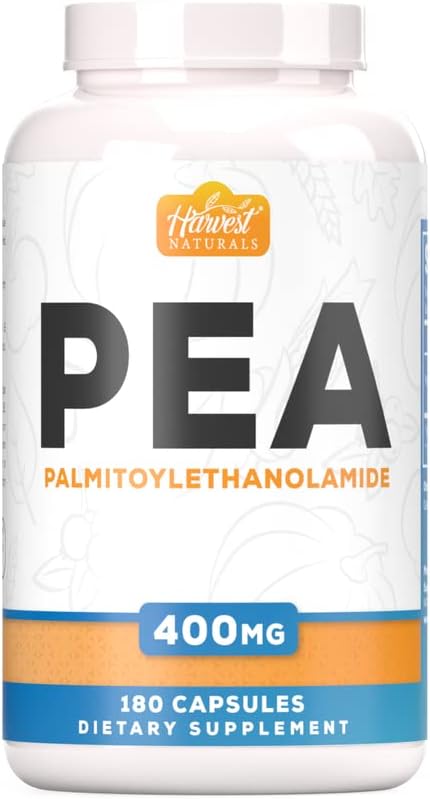 Palmitoylethanolamide (Pea) Capsules 400mg - 180 Ct