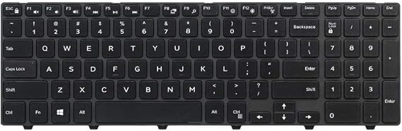 New Replacement Keyboard for Dell Inspiron 15 3000 Series 3541 3542 3543 3552 3553 3558 3559,15 5000 Series 5542 5543 5545 5547 5548 5552 5557 5558 5559, 17 5000 Series 5748 5749 5755 5758 5759