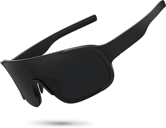 Polarized Cycling Sports Sunglasses for Men Women UV Protection Fishing Bike Running Wrap Around Sun Glasses