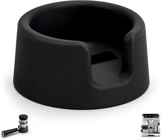 Coffee Tamper Base Compatible with Ninja ES601 Espresso Machine Coffee Handle - Black Silicone Tamper Base for Ninja Luxe Cafe Accessories