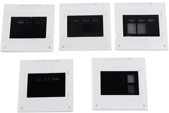 Diffraction Grating Set 5pcs 50x50mm Plastic Optical Physics Demonstrator with Single Double Triple Slit Patterns for Light Wave Experiment and Educational Science Projects