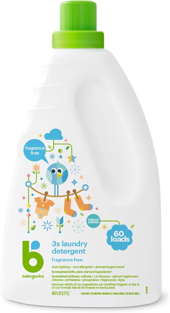 Babyganics Baby Laundry Detergent - Lavender - 60 oz