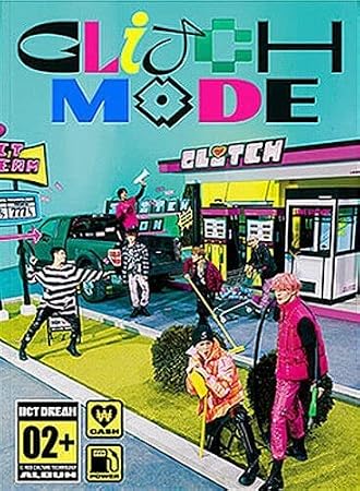 SM Ent. NCT DREAM - Glitch Mode [Photobook ver.] 2nd Full Album+Folded Poster+Extra Photocards Set/K-pop Sealed (Glitch ver.), 190 x 260 x 6 mm