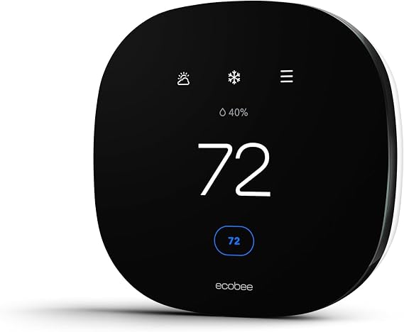 ecobee EB-STATE3LTP-02 Thermostat, Black
