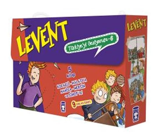 Levent Türkiye'yi Geziyorum 6 Set - 5 Kitap Takım