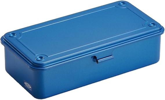 TOYO Steel Color Trunk Shape Toolbox Tool Box T-190, Blue