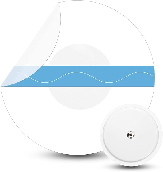 100Pack Libre 2 Plus Sensor Covers Waterproof Lingo Adhesive Patches | Latex-Free Lingo Overpatches for Libre 1/2/3 Plus Sensor Clear CGM Patches for 15-Day, No Hole & No Glue On The Center