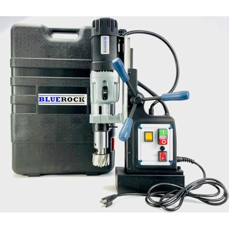 BLUEROCK Tools Model TYP-75 Typhoon Magnetic Drill Roto-Broach Mag Drill Press