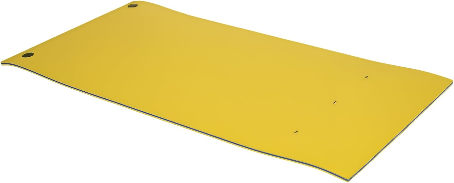 HOMCOM 10 x 5 Lily Pad Floating Mat, 3-Layer Floating Mat for Lake Portable Foam Raft for Family Recreation and Relaxing