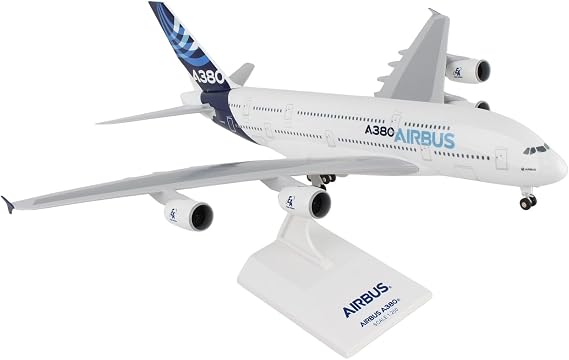 Daron Skymarks Airbus A380-800 H/C with Gear, 1/200-Scale,White