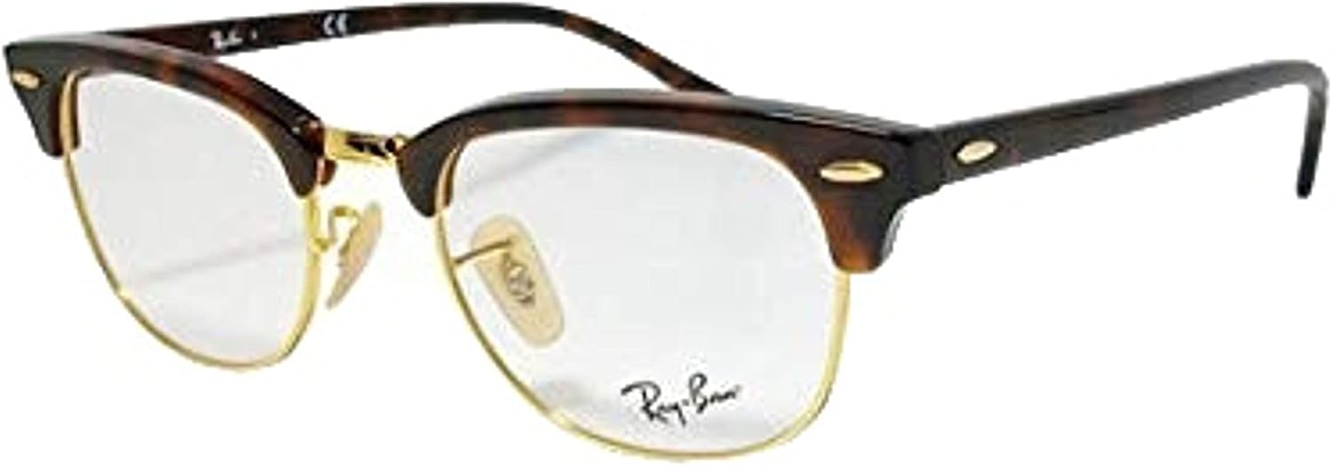 Ray-Ban RB5154-2372-49 RX5154-2372-49 HavanaGold CLUBMASTER CLUBMASTER Glasses Frame, havana