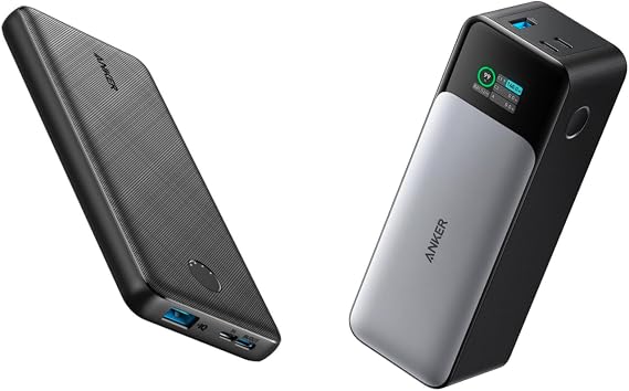Anker PowerCore 10K with PowerIQ, USB-C, B2C Gen 2 737 Power Bank Black