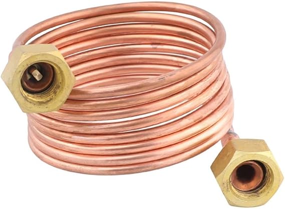 Capillary Tube Coil, 3mm Flexible Copper Tube for Refrigerators Air Conditioners Capillary Tube Coil for HVAC Refrigeration Systems(1.5M)