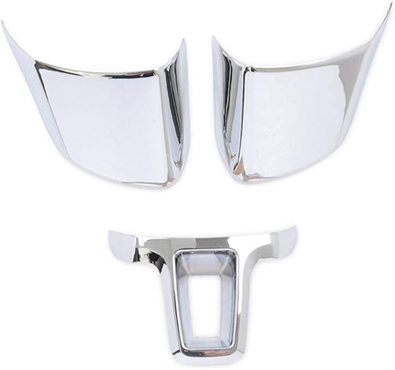 ABS Chrome Interior Steering Wheel Cover Trim for Volkswagen VW Golf 6 MK6 2010-2013 / for Polo 2008-2013 3-pc