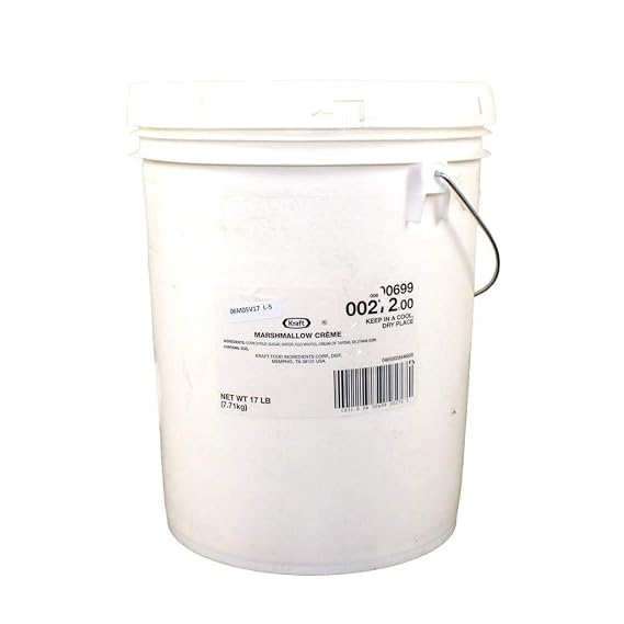 Kraft Marshmallow Cream, 17 Pound Bulk Food Service Container - Ideal for Baking & Desserts - 1 Each