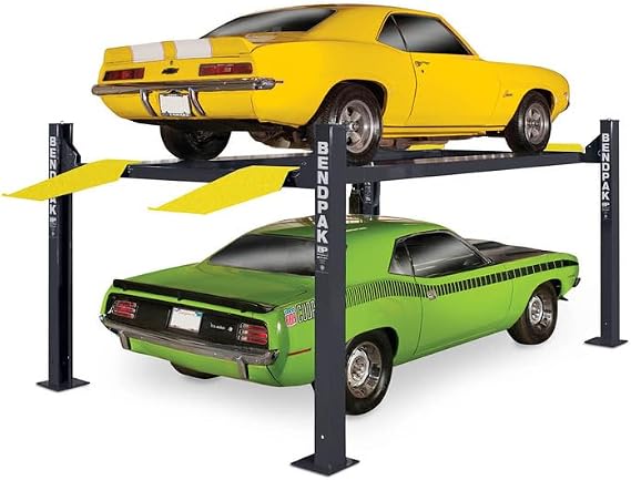 BendPak HD-9XL - 9000lb Capacity Four Post Car/Vehicle/Auto Lift - Standard Width/Extended Length - Shop/Garage/Mechanic Use - (220V)