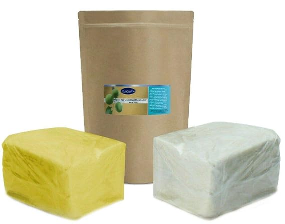 Kyabo Raw Yellow African Shea Butter 100% Organic Unrefined-10lb