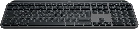 Logitech MX Keys S Keyboard RF Wireless + Bluetooth QWERTZ, W128607916 (Wireless + Bluetooth QWERTZ German Graphite)