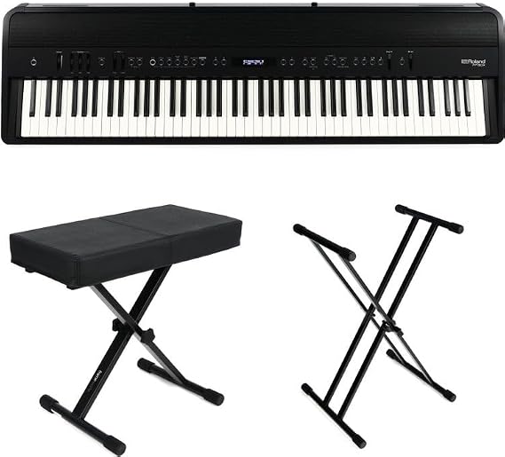 Roland FP-90X Digital Piano Essentials Bundle - Black