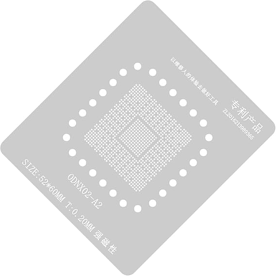 Professional Reballing Stencil for CPU Repair Easy Handling Operate for BGA200 Models Tool