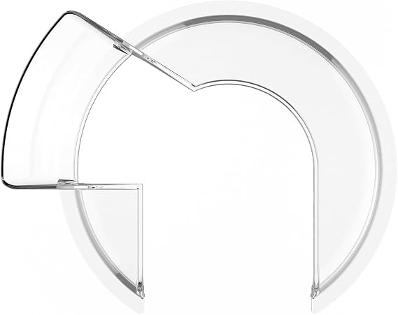 KSMBLPS Pouring Shield for Kitchenaid Mixer, Splash Guard for Kitchenaid 5.5-8 Quart Bowl-Lift Stand Mixer and Stainless Steel Mixer Bowl, For Kitchenaid Attachments