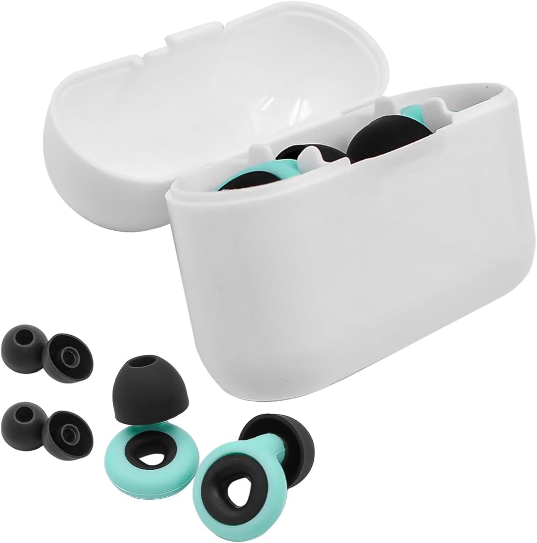 Namvo Loop Quiet Earplugs Noise with Large Plus Small Earplug Cap Cancelling Ear Plugs for Focus Sleeping Learning
