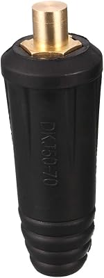 uxcell TIG Welding Panel Connector DKJ50-70 Quick Fitting Black