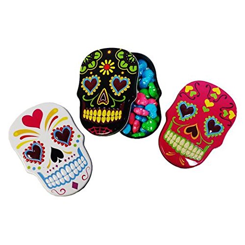 Day of the Dead Sugar Skull Candies Set of 3
