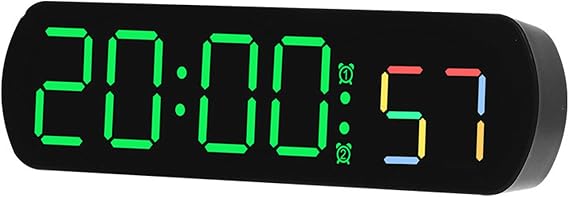 Modern Desk Clock Digital Alarm With Temperature Timer Display Easily Setting Bed Side Decors Alarm Clock