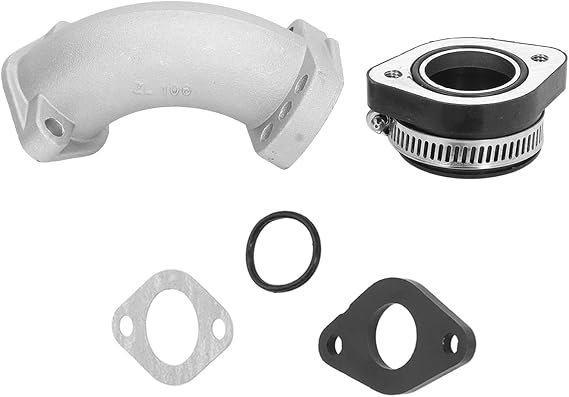 Carb Intake Manifold Pipe Kit, 26mm28mm Adapter Spacer Kit Boot Joint Adapter for 125cc 140cc 150cc 155cc 160cc 200cc 250cc Pit Dirt Bike Motorcycle