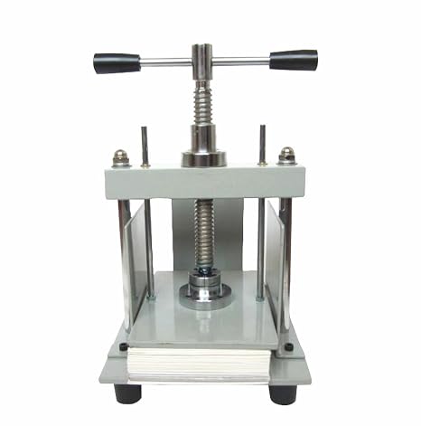 A5 150 x 215mm Manual Paper Press Machine Flatting Machine for Nipping Vouchers Invoices Stamp
