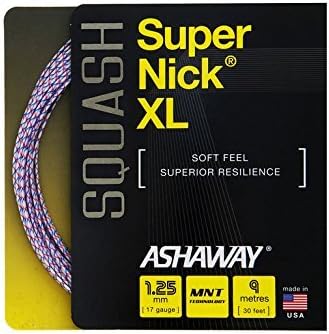 ASHAWAY SUPERNICK XL Squash String Set