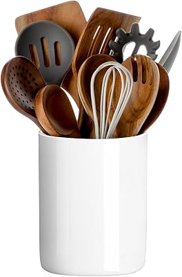 Large kitchen Utensil Holder for Restaurant Wedding,Storage for Table Spoons 6.3H x 5.3W